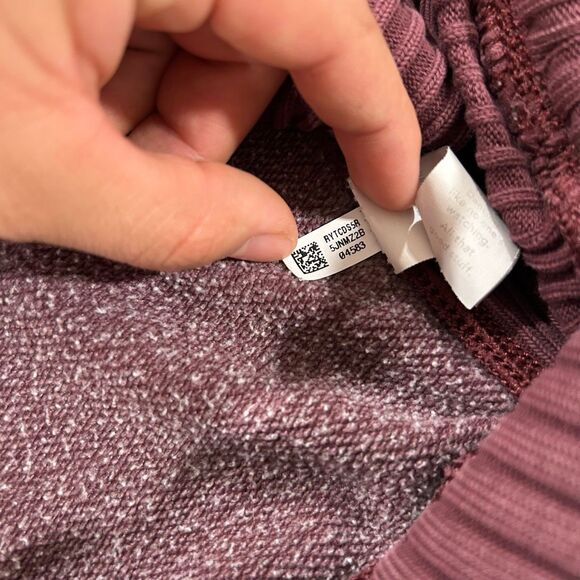 Aerie Mauve Crewneck Sweatshirt Oversized Cozy Pullover Size S/P - Picture 9 of 10